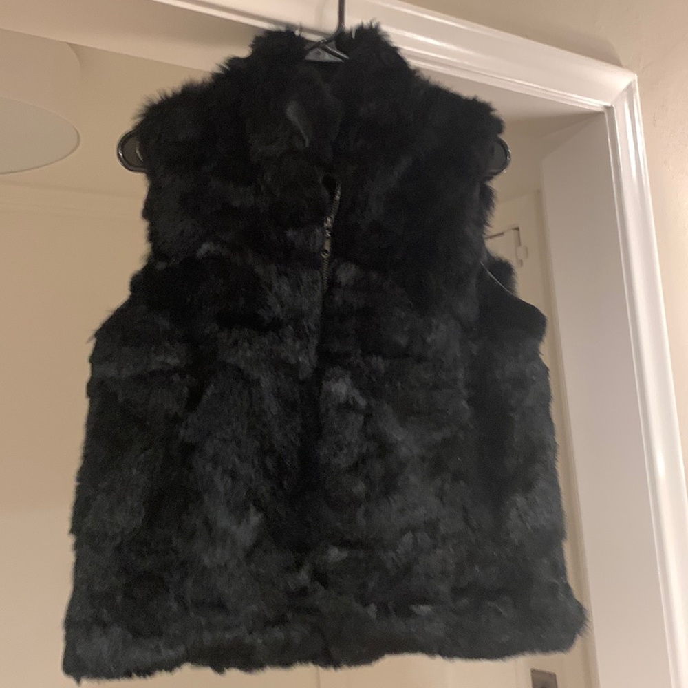 Genuine fur vest
